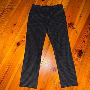 Theory Black houndstooth Pants